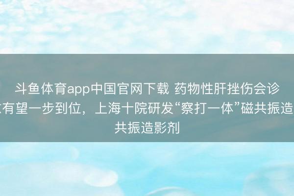 斗鱼体育app中国官网下载 药物性肝挫伤会诊治愈有望一步到位，上海十院研发“察打一体”磁共振造影剂